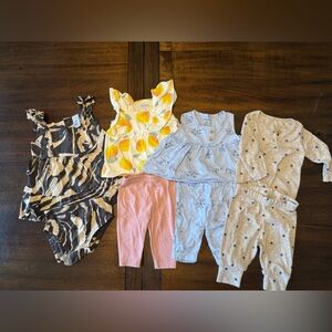 Carter’s Baby Clothing Sets with Various Patterns (Polk a dot different brand)